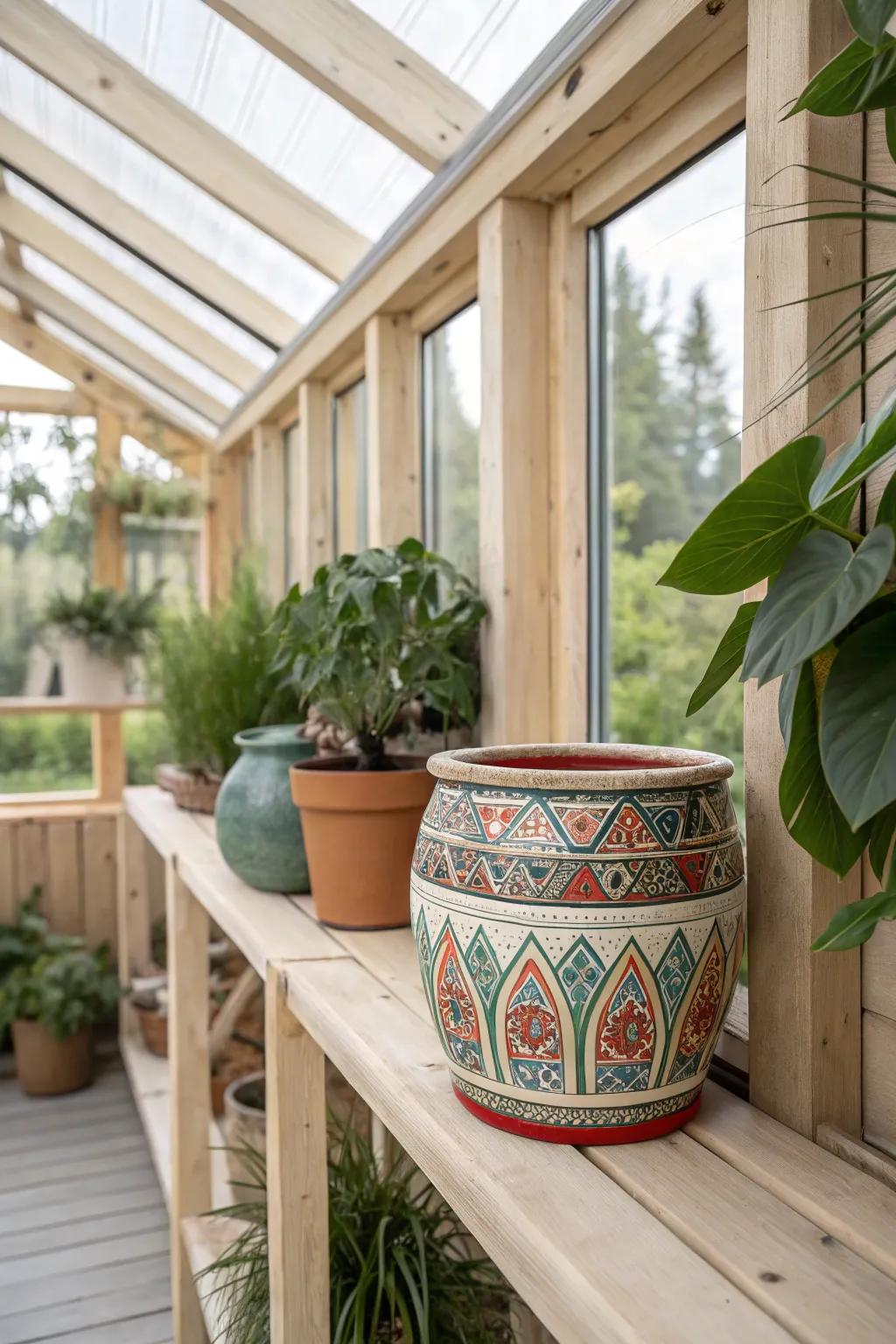 Turn your greenhouse with striking decor accents and embrace the beauty of simplicity.