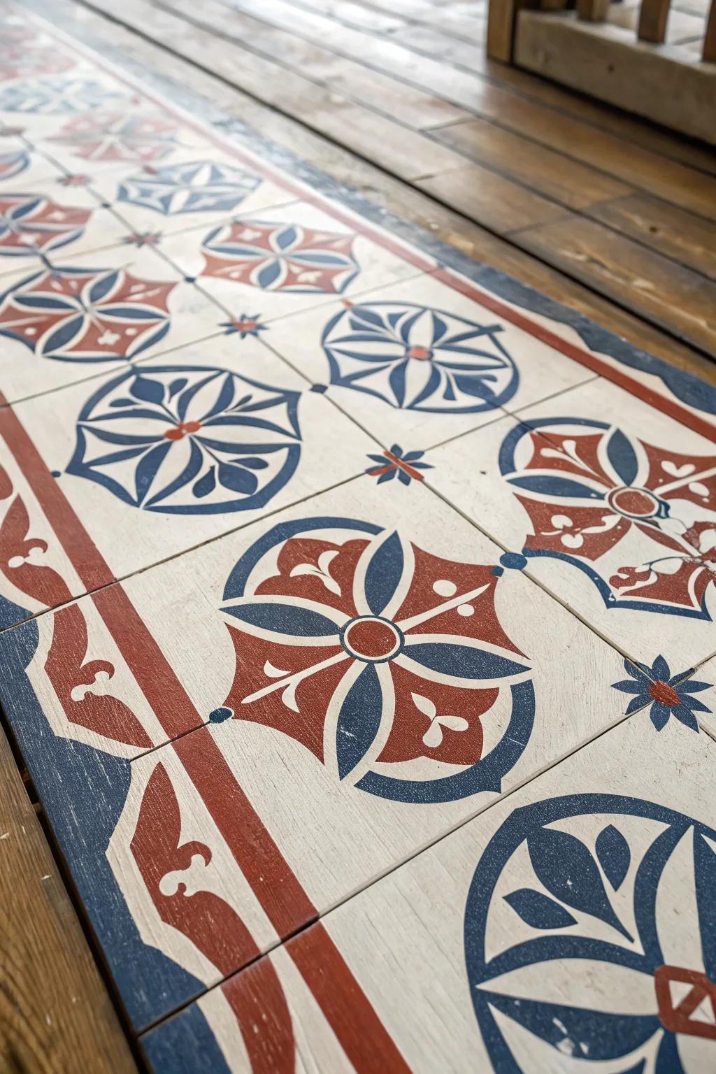 Transform your space with stunning stencil tile patterns—where Scandinavian minimalism meets Boho flair.