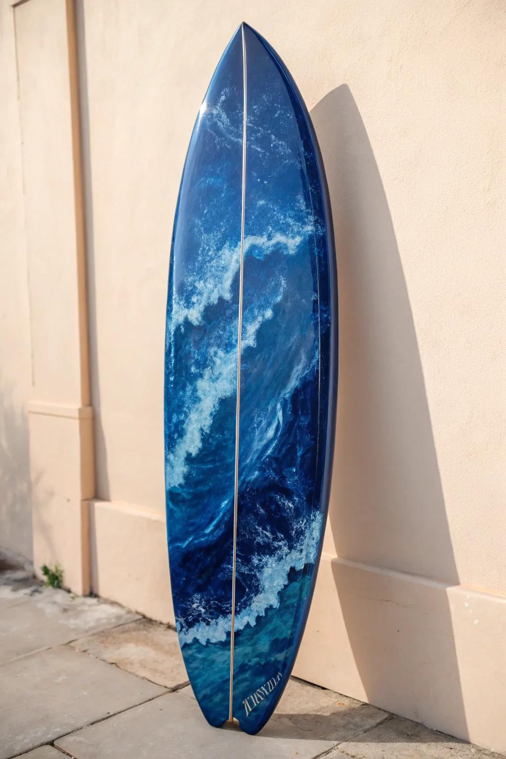 Surf in vogue with a superior shine finish that captures attention.