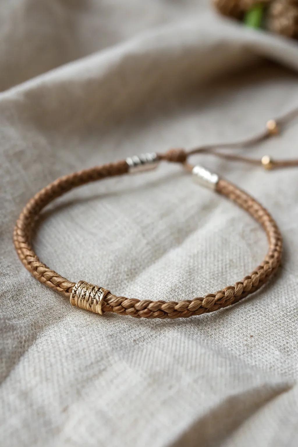 Elevate your style with a touch of metallic elegance.