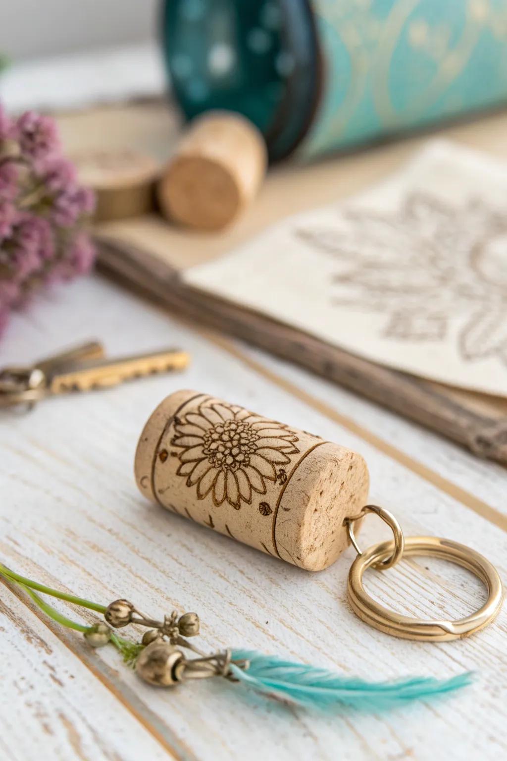 Elevate your keys with a hint of crafted refinement—discover the allure of cork key fobs.