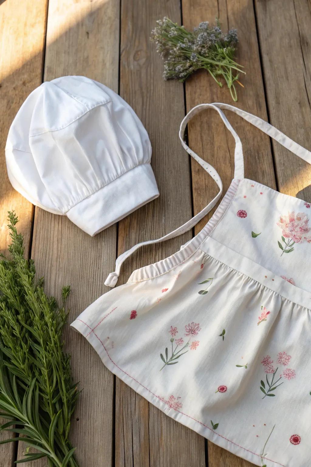 Whisking up dreams: Darling chef's attire for your little culinary artist.