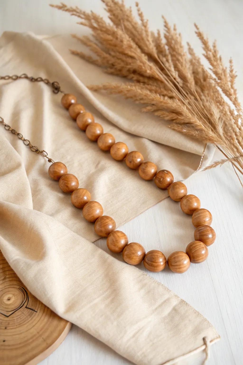Make a bold, natural statement with handcrafted charm.