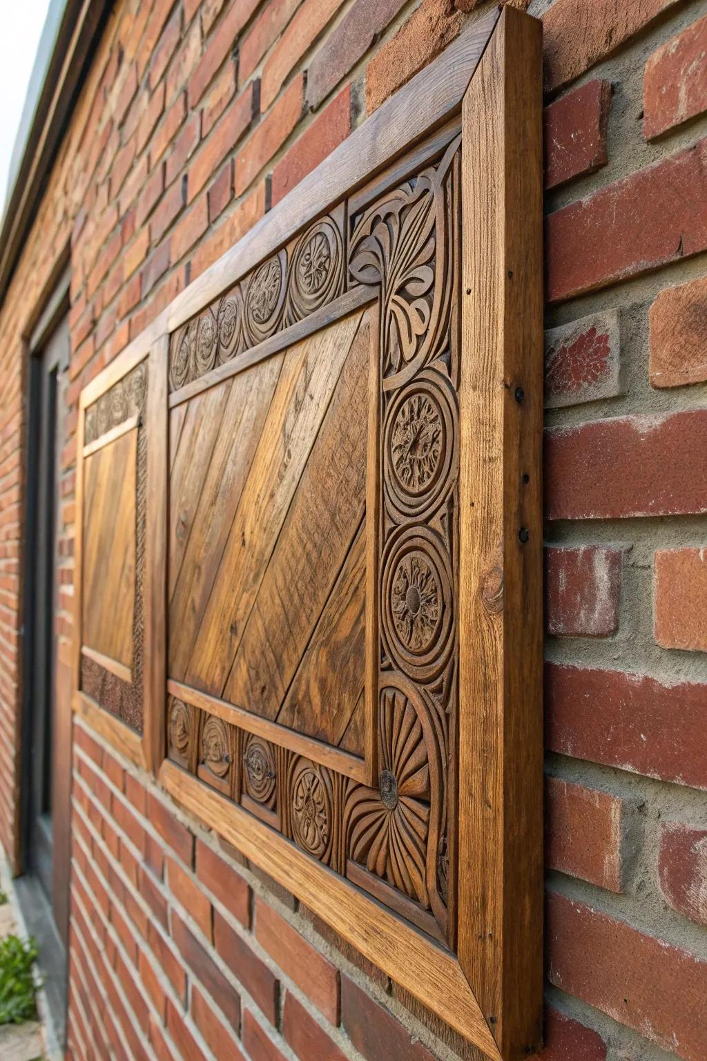 Revamp your environment using the rustic charm of salvaged timber panels.