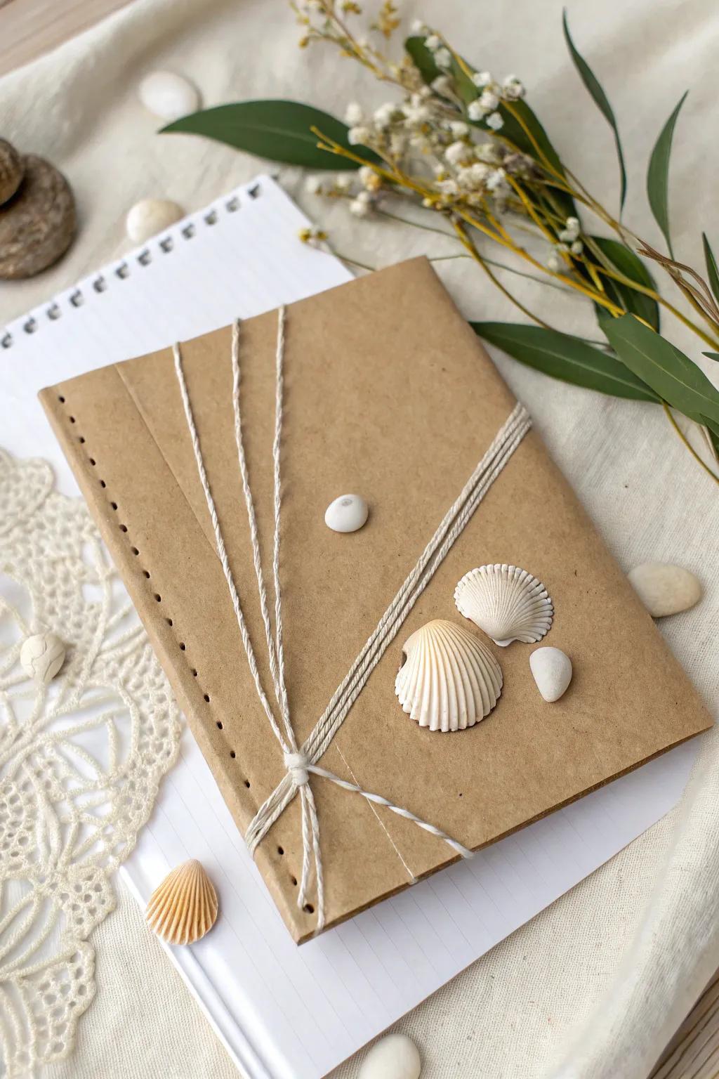Capture and cherish your trail treasures in style with this minimalist scrapbook idea.
