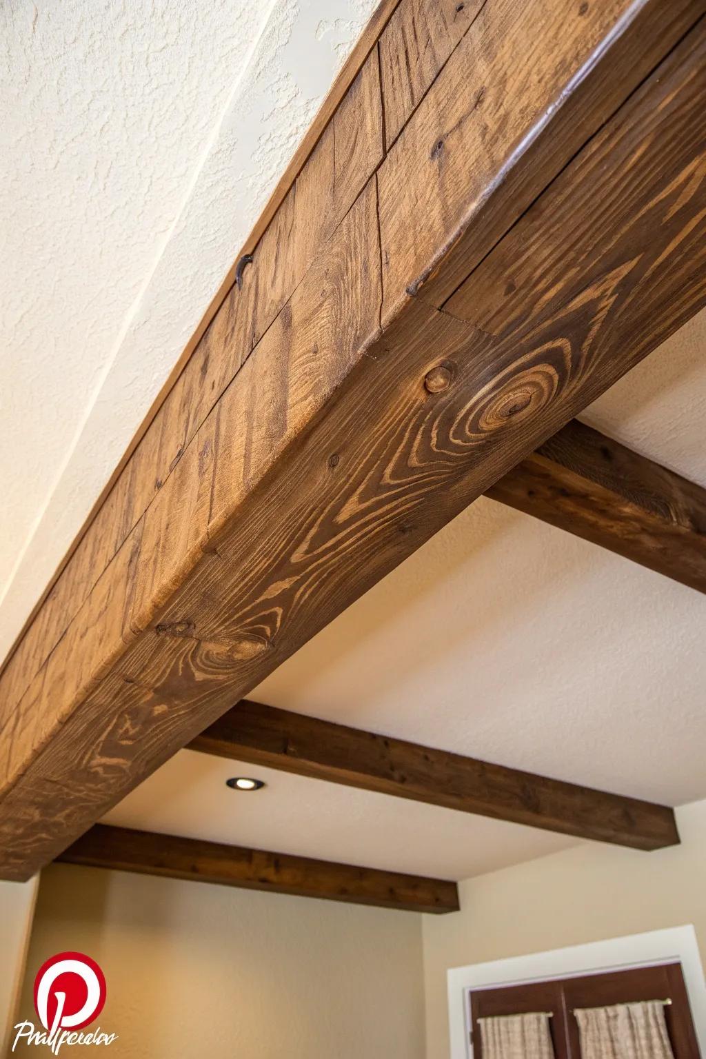 Redefine your area through the allure of simulated timber supports—country refinement sans the hefty financial burden.