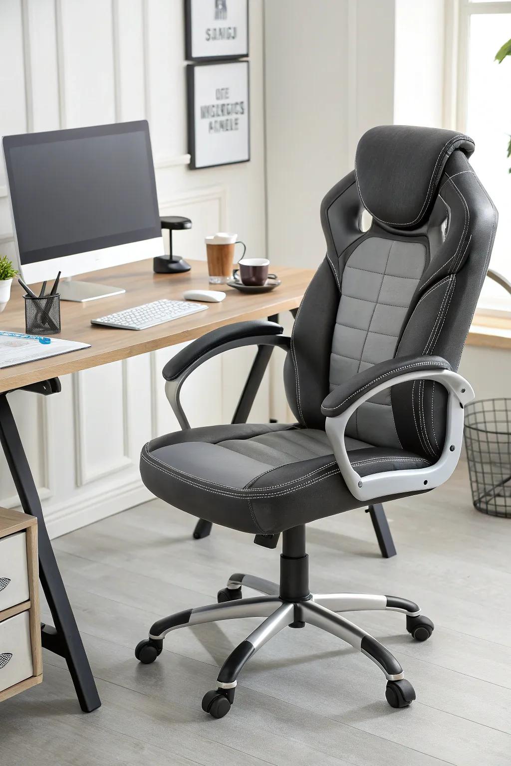 Comfort meets style with a chic, ergonomic seat.