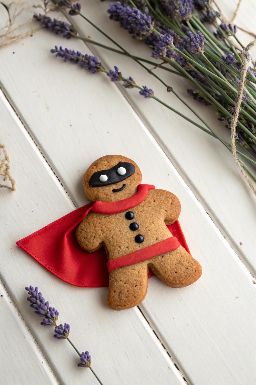 Unleash the superpowers of your sweetbread with a simple cape and mask!