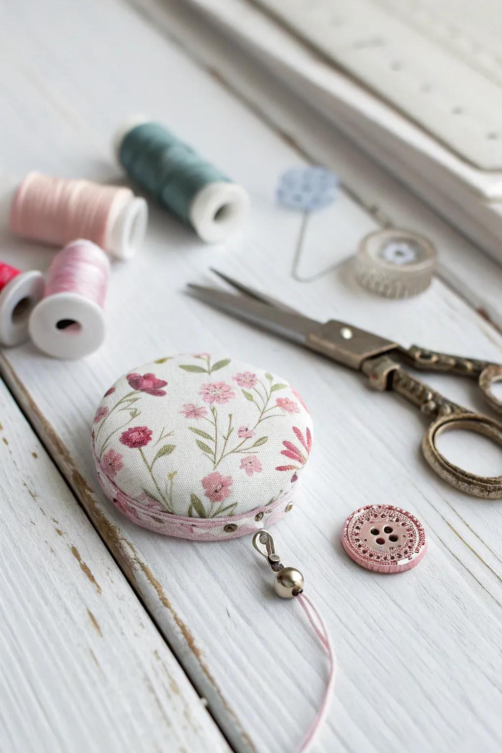 Transform your badge reel with a snug textile nuance for a charming, handcrafted aesthetic.