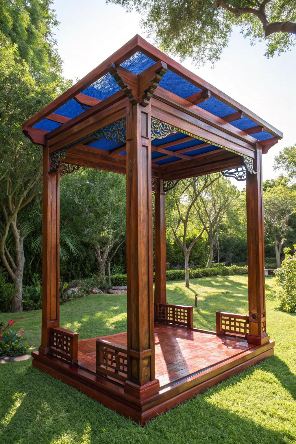 Elevate your open-air zone via a hand-built detached structure—style and shade whenever you necessitate it.