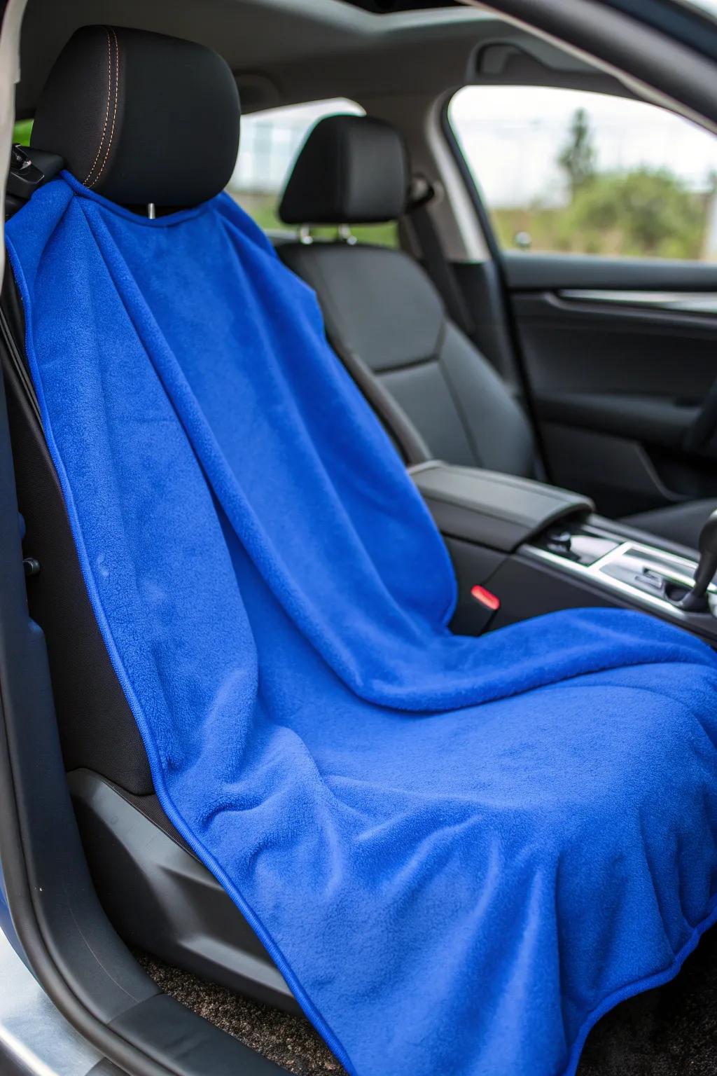 Revamp your vehicle with these effortless and chic effortless fleece seat coverings—ease and craftsmanship united.