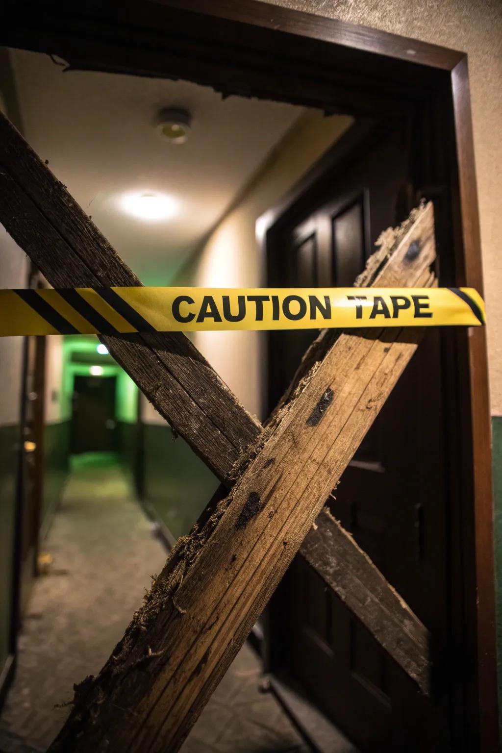 Defend your dominion with arresting DIY zombie barriers—where craftsmanship converges with pandemonium!