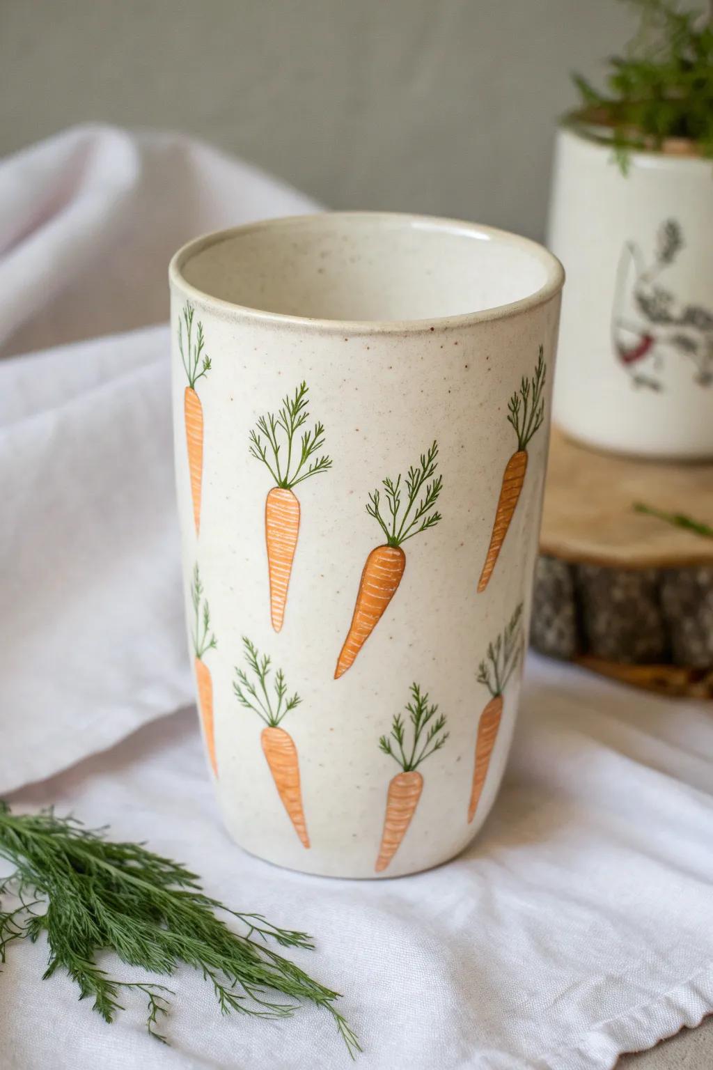 Chic and Playful: Amplify your Easter with a superbly fashioned Root Patch Mug.