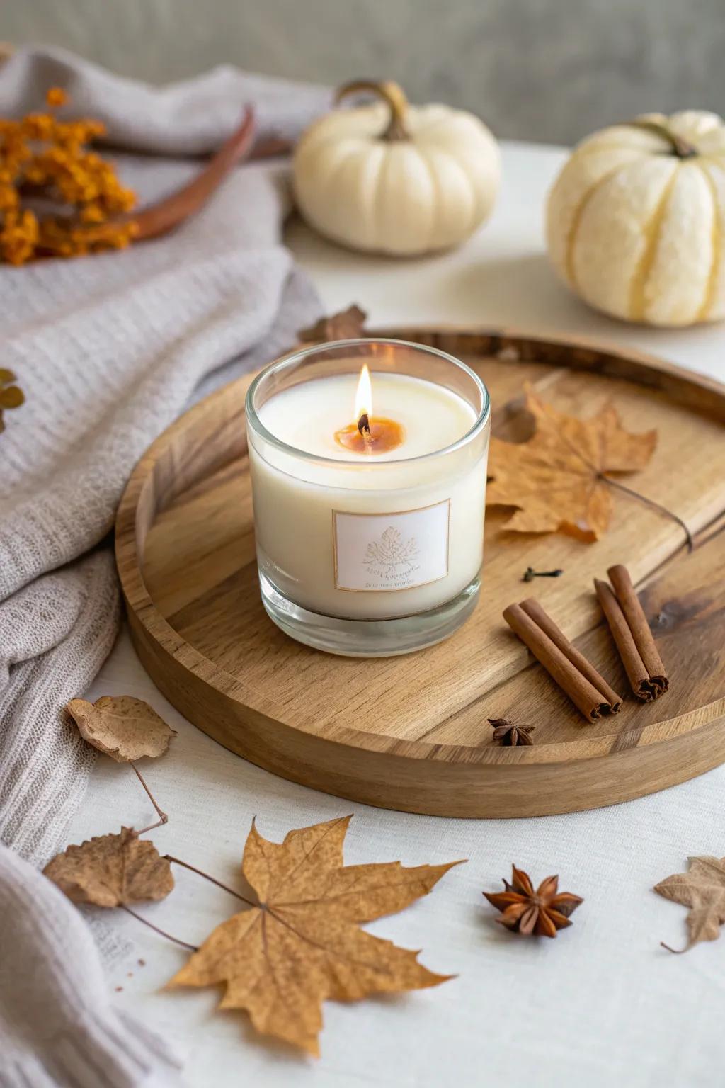Celebrate the comforting sensations of autumn through a handcrafted spiced gourd incense stick. 🍂🕯️