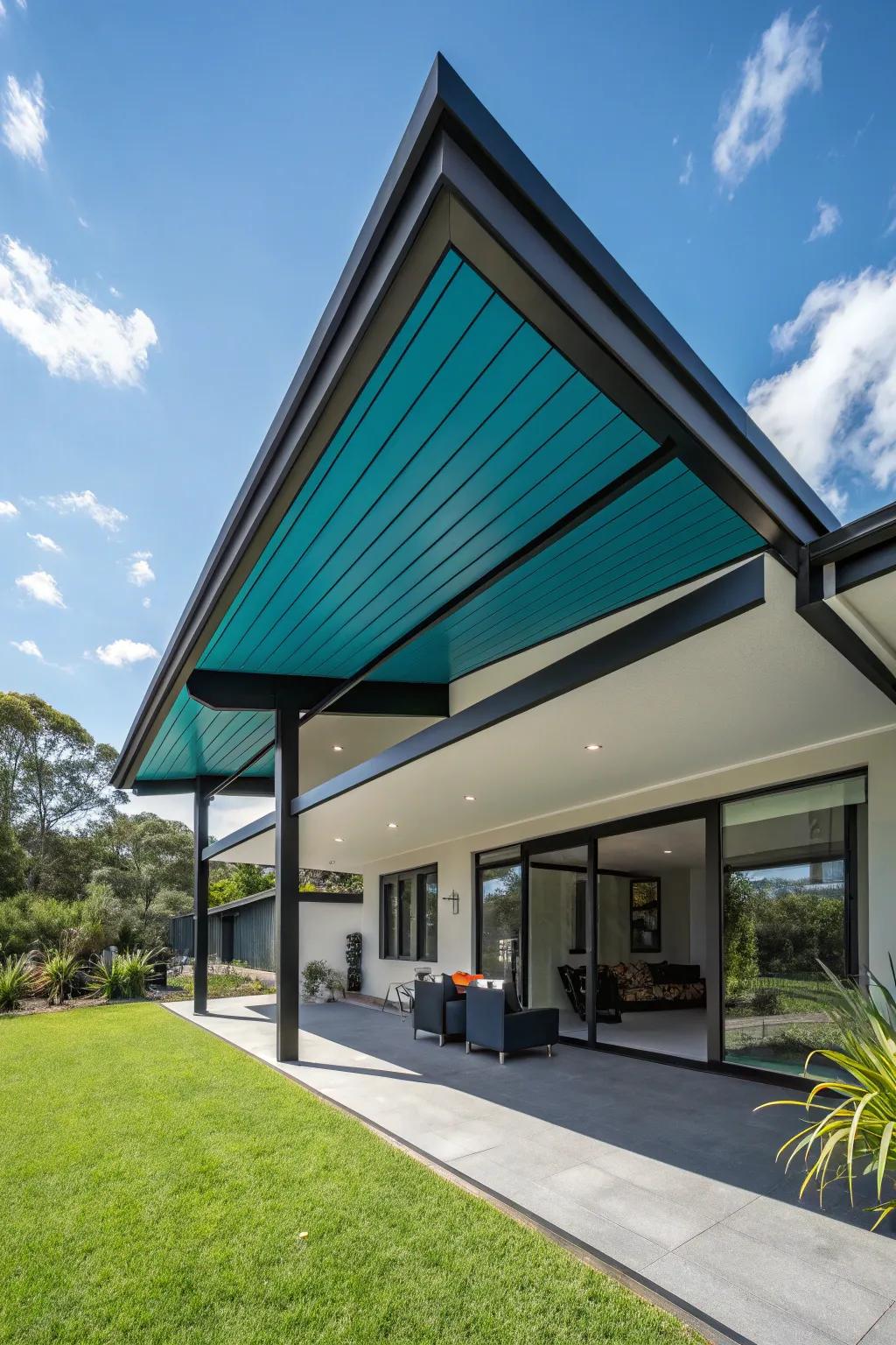 Experience the refinement of a skillion roof – where modern design converges with masterful artistry.