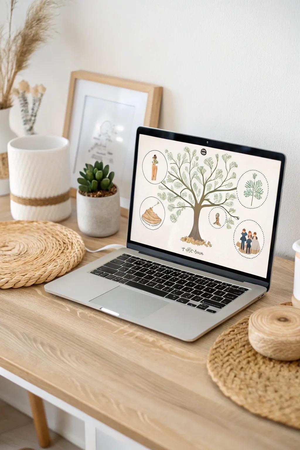 Unite generations with a contemporary flourish through a virtual lineage platform.