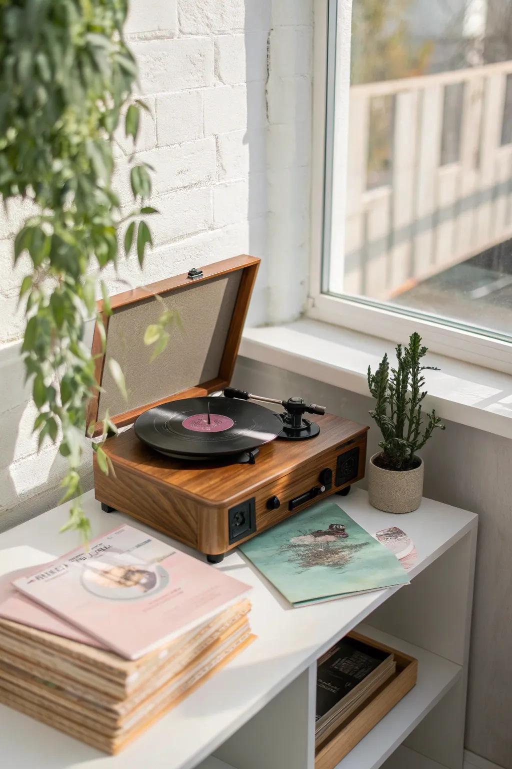 Relive memories on a timeless music player, crafting a selection that echoes with affection and nostalgia this Mother’s Day.