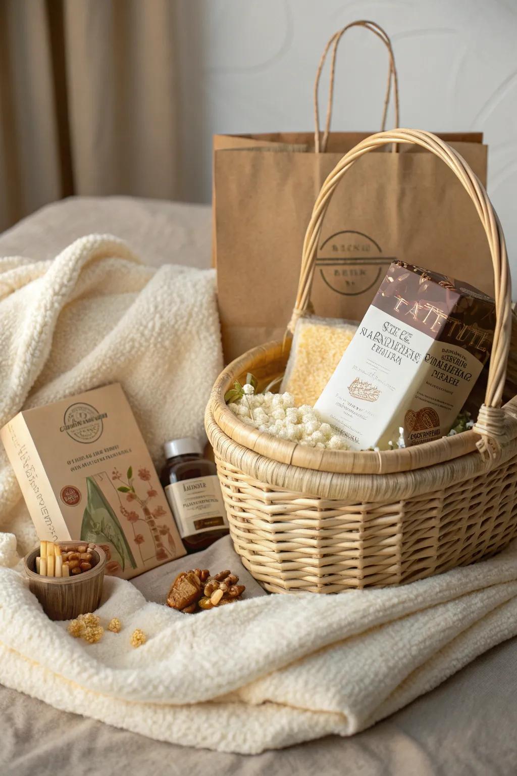 Snuggle up for a movie night with this enchanting gift basket, perfect for adding a touch of magic to your holiday season!