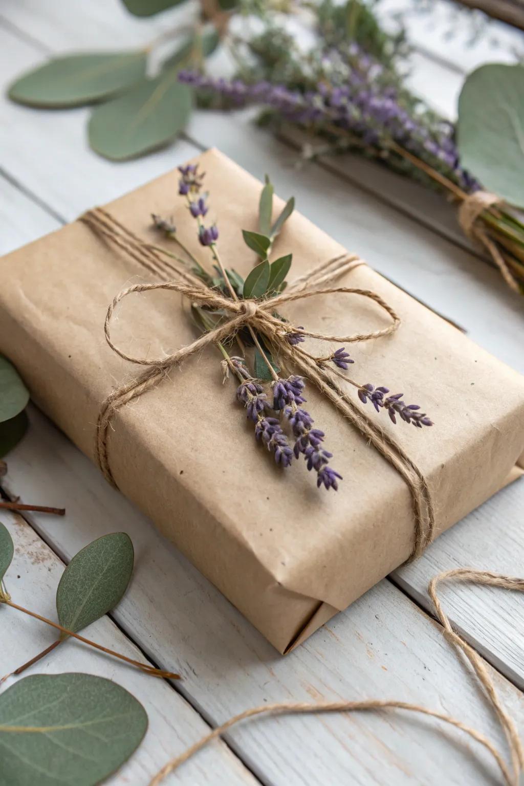Embrace nature's refinement through countryside gift presentation that connects with the soul.