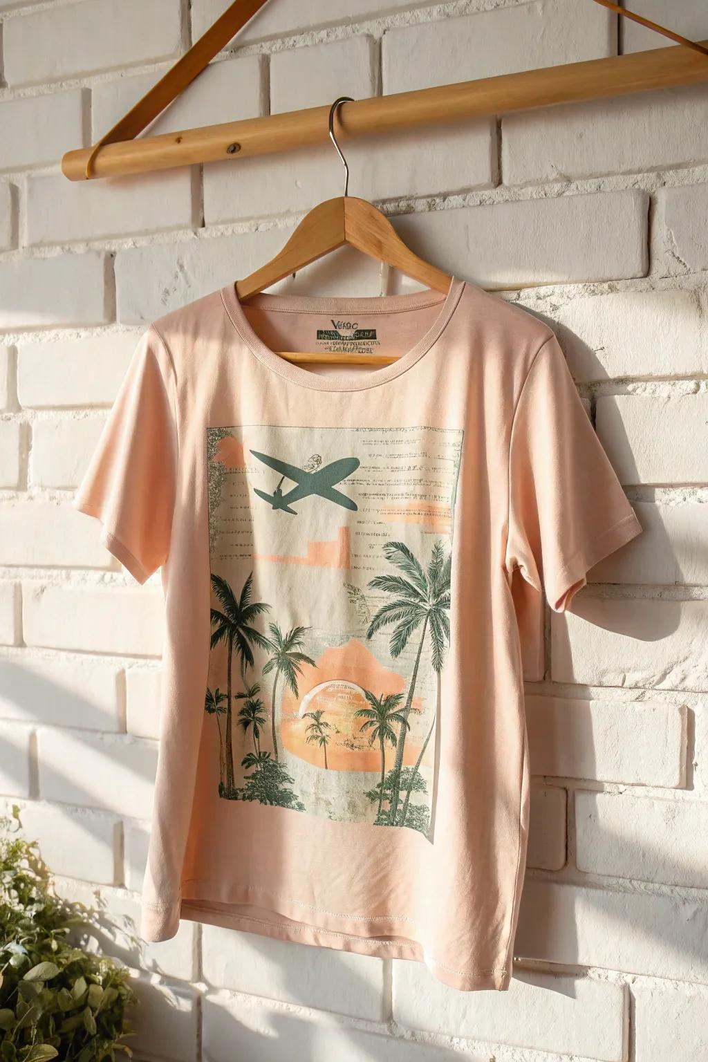 Embrace the golden age of travel with a retro-inspired tee. Perfect for your next girls' trip!