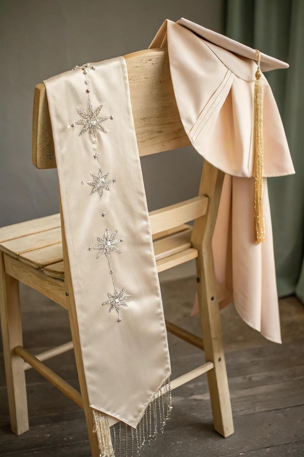 Enhance your graduation ensemble with a sprinkle of cosmic brilliance ✨