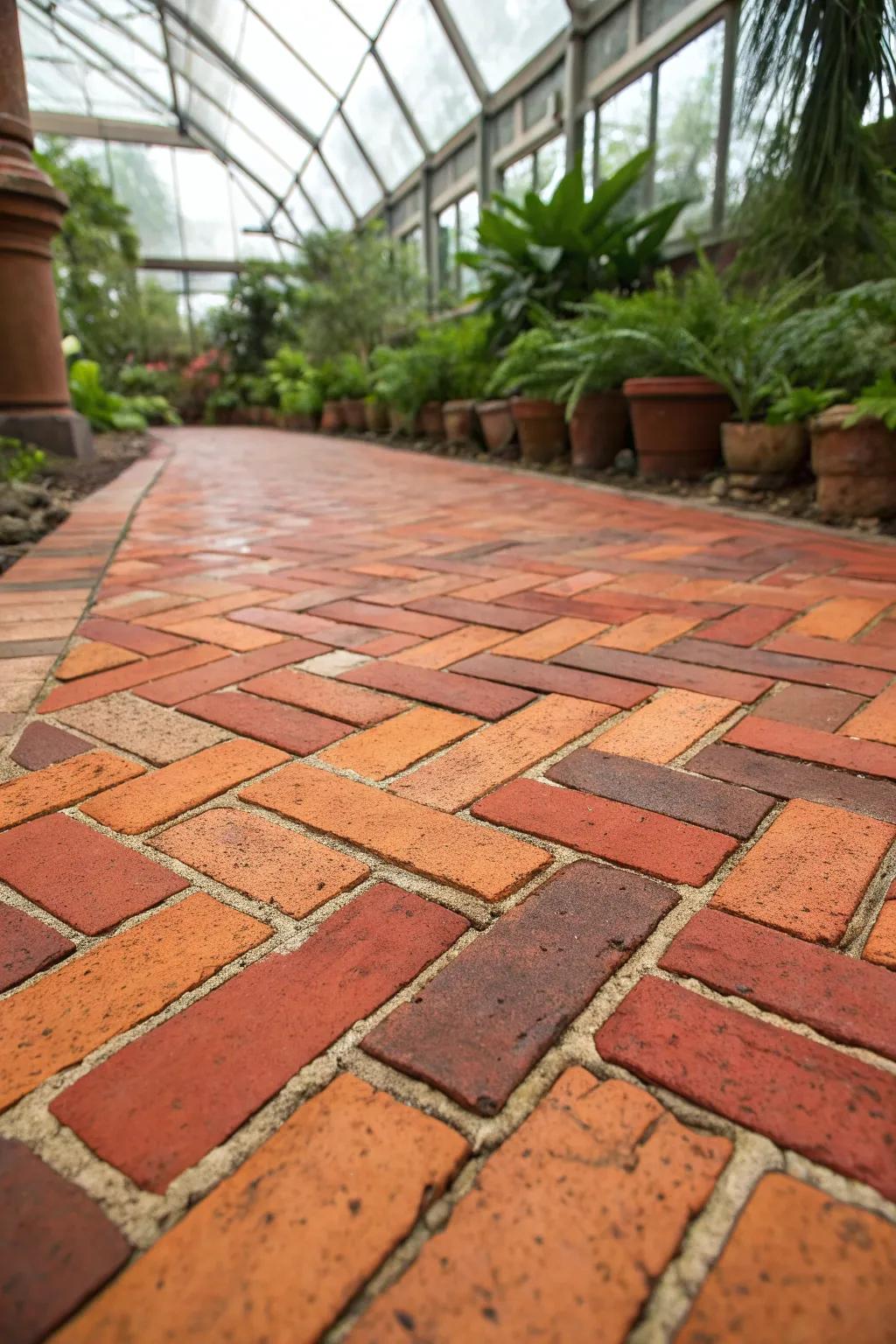 Quintessential Grandeur: Embrace the Ageless Allure of Block Flooring in Your Greenhouse