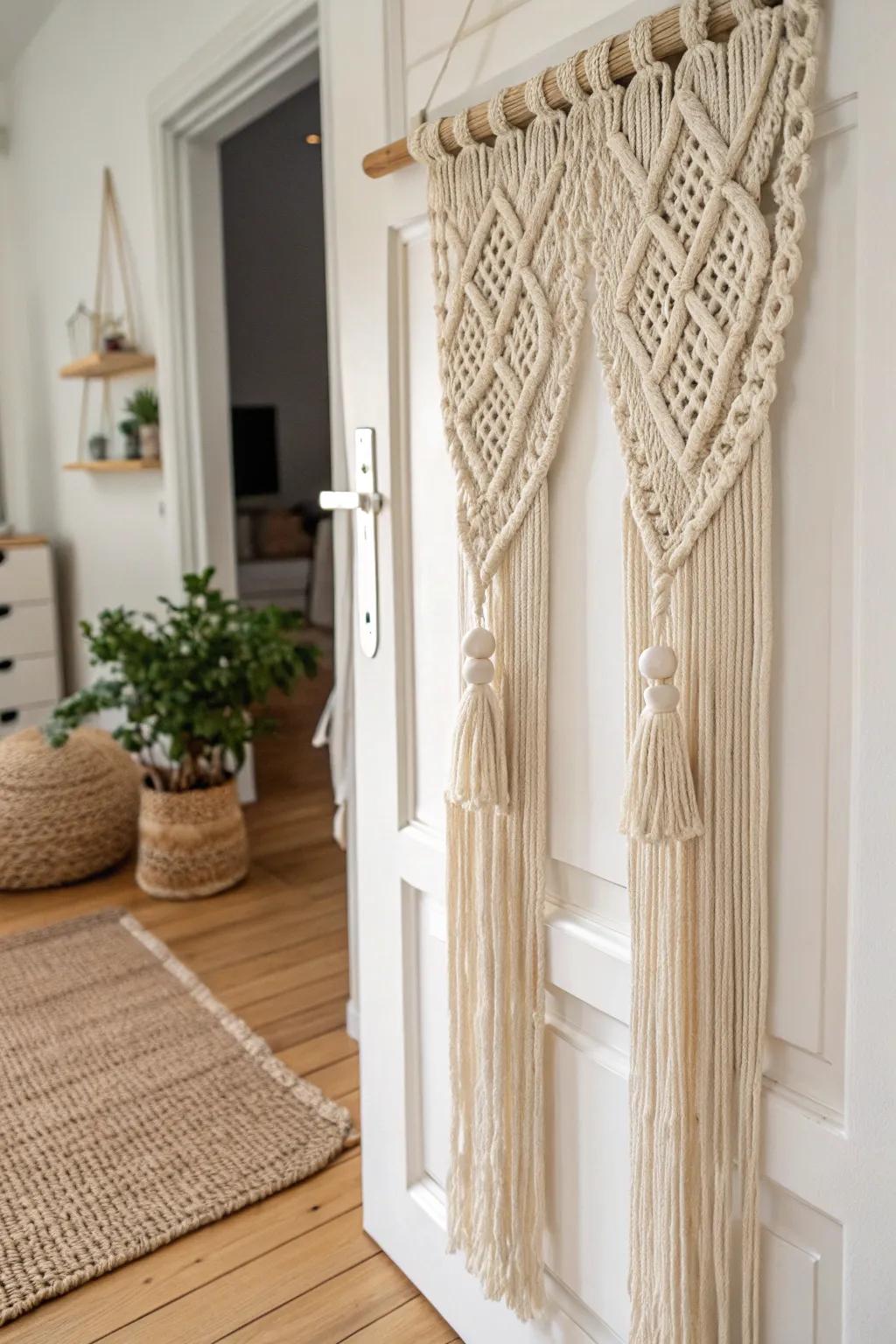 Transform your area with the artistic charm of lace suspensions.
