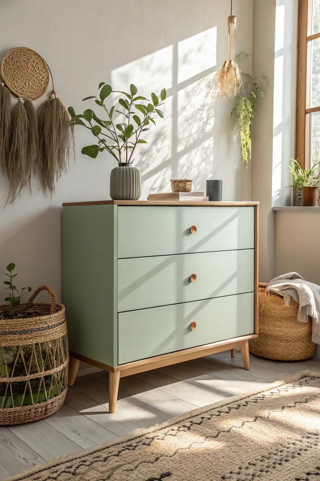 Transform your space with nature's palette—breathe life into your home with soothing greens and earthy tones.