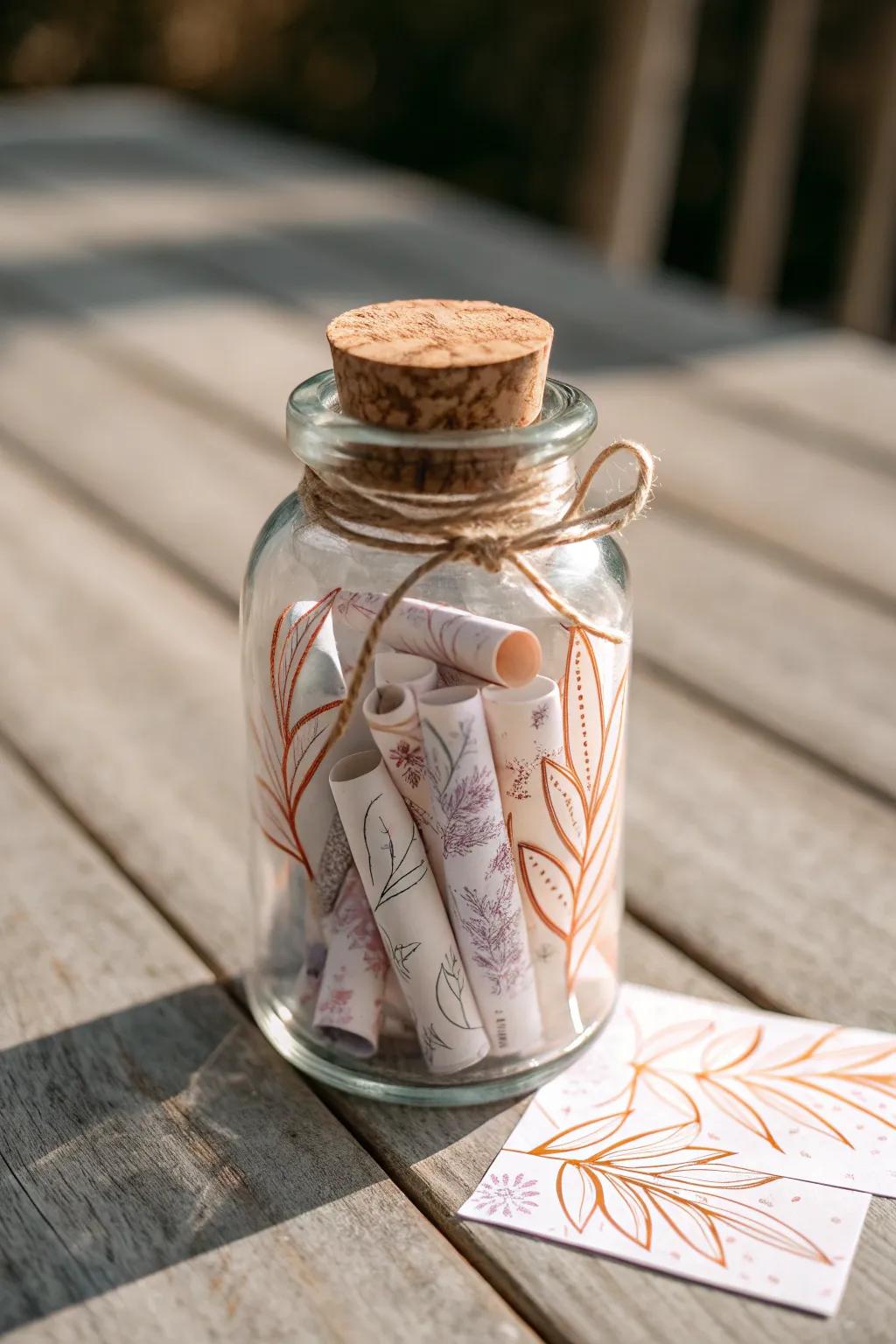 Capture goodness within a vessel, letting each message remind you of the warmth of the world.