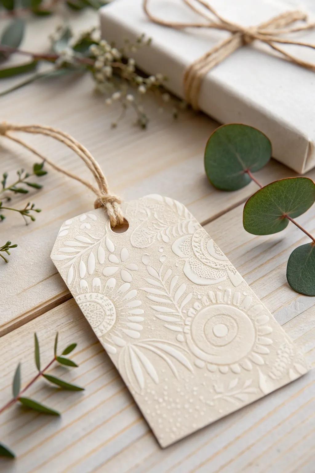 Incorporate a personal impression with handcrafted present labels – the flawless fusion of simplicity and elegance.