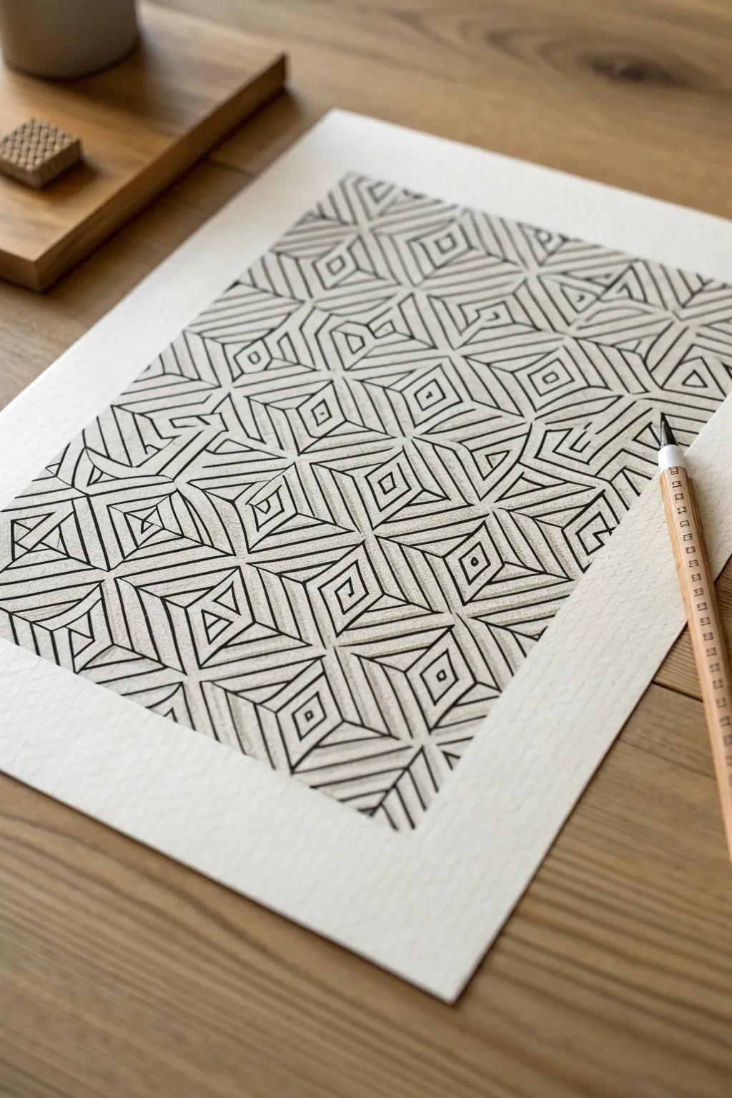 Delve into the world of illusion with art that captivates and surprises. #OpticalIllusions #MinimalistArt