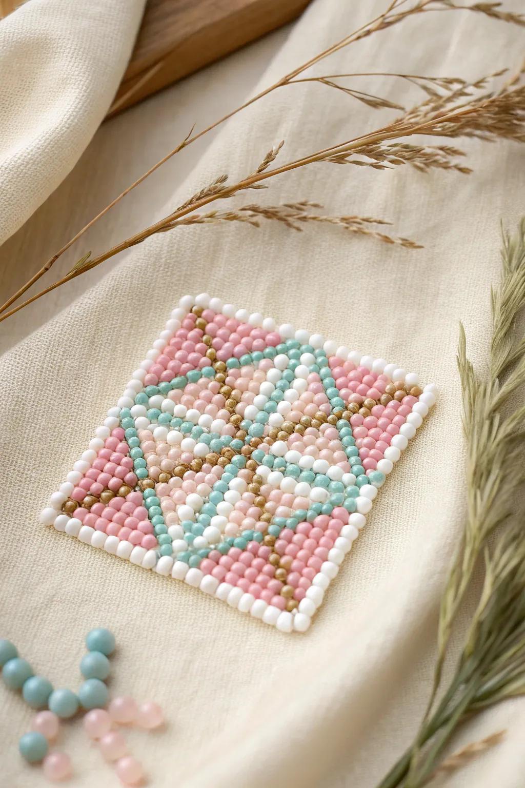Enhance your aesthetic environment with the infusion of contemporary artistry, exemplified through the execution of intricate Perler bead patterns.