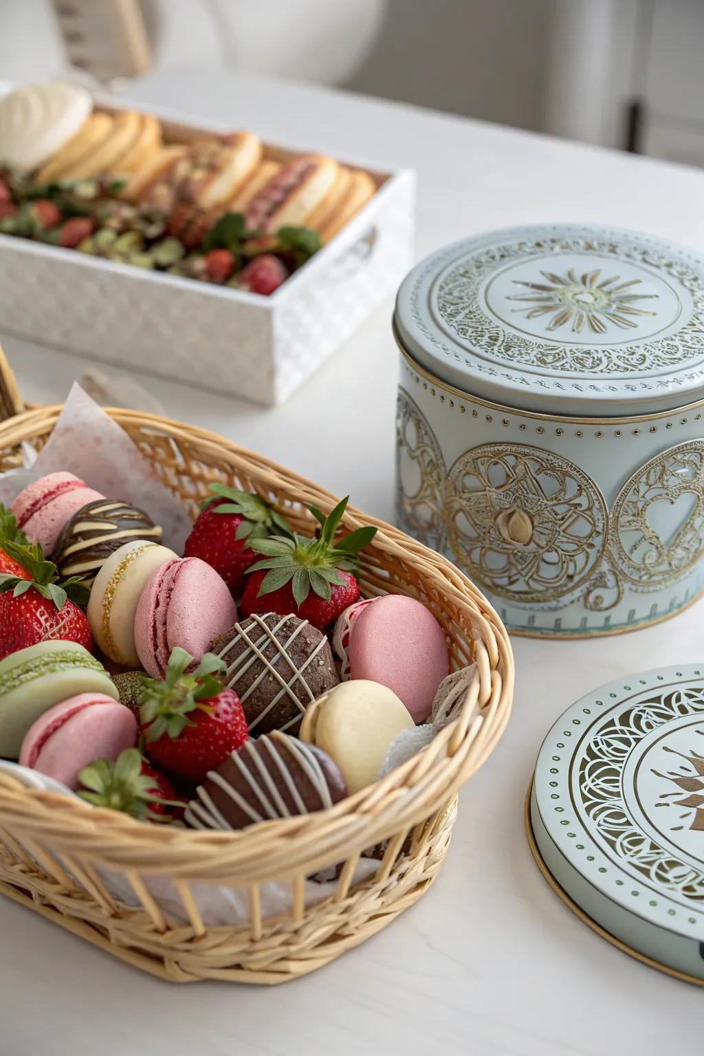 Indulge her sweet desires with elegant simplicity this Mother's Day.