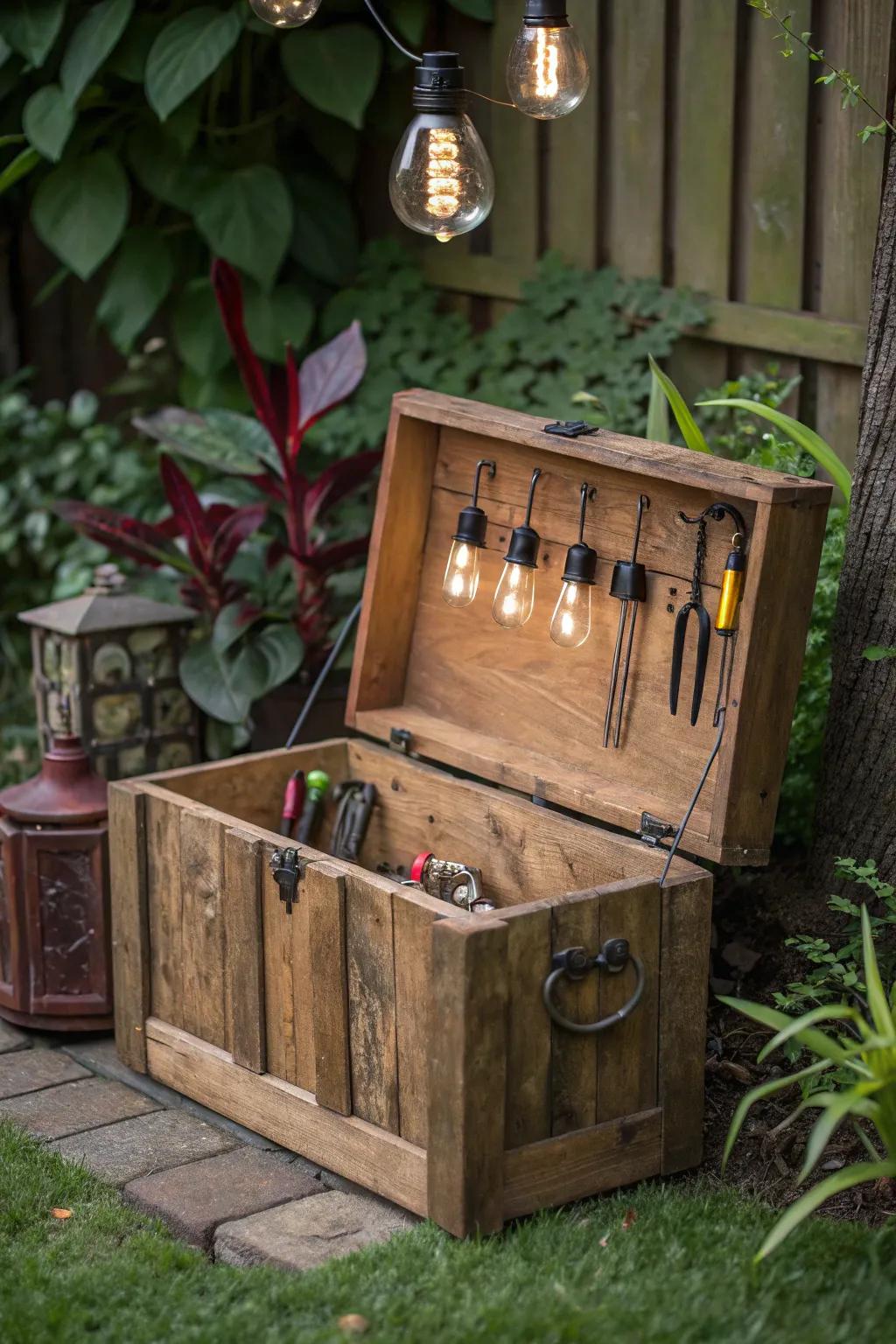 Make your outdoor space better by having a striking mix of utility and artistry.