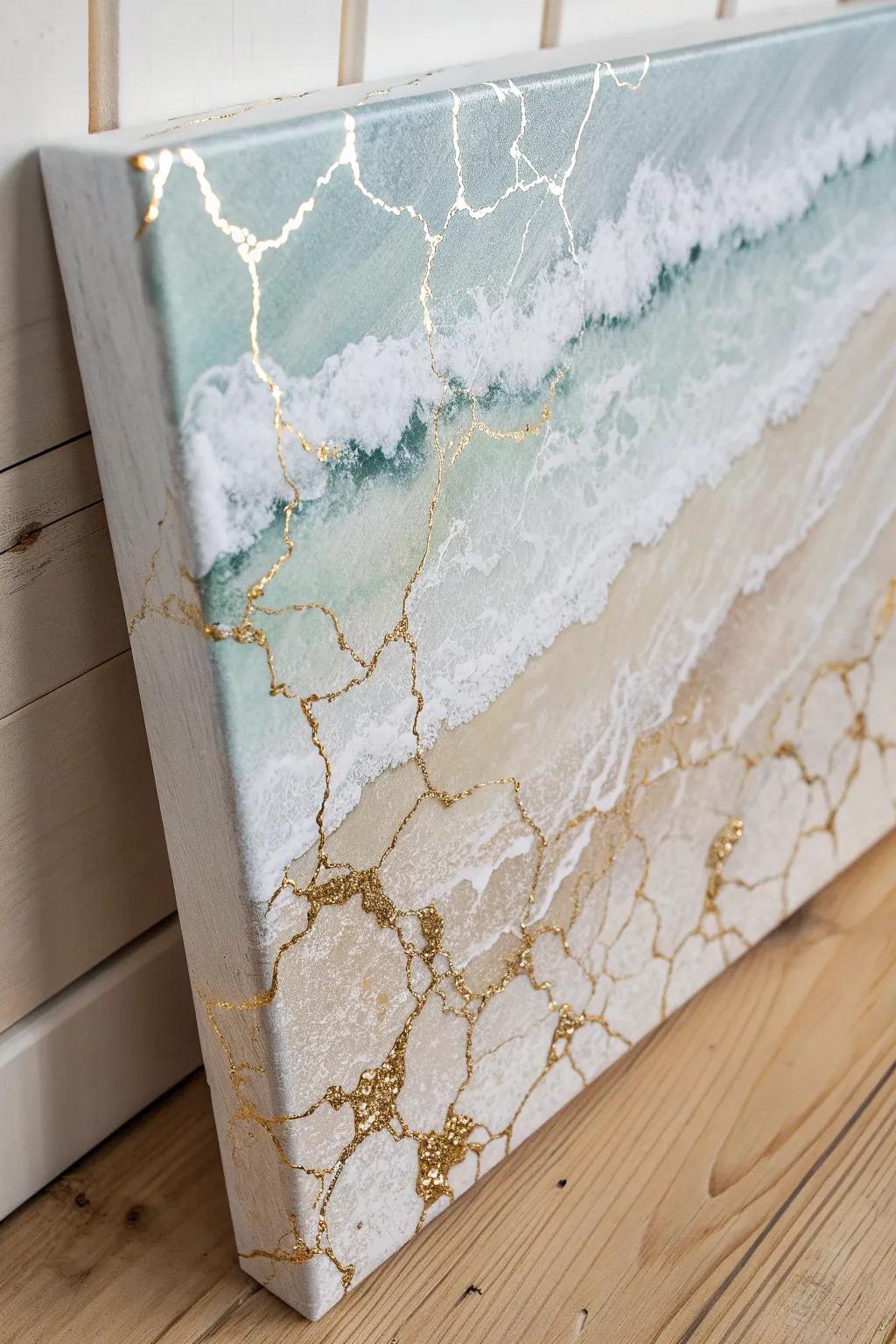 Uncover the art of foil textures: Effortlessly intermingle minimalist elegance with boho charm.