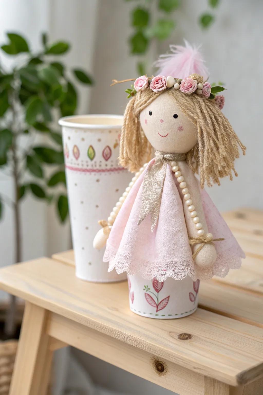 Unleash your artistic expression using enchanting disposable tumbler figures—uncomplicated yet stunning crafts for your next family figure exhibition.