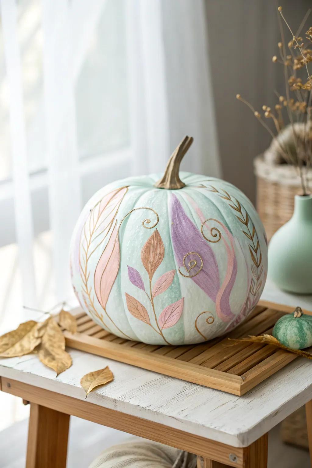 Unleash creativity with abstract art pumpkins—where every swirl tells a story. 🎨🎃