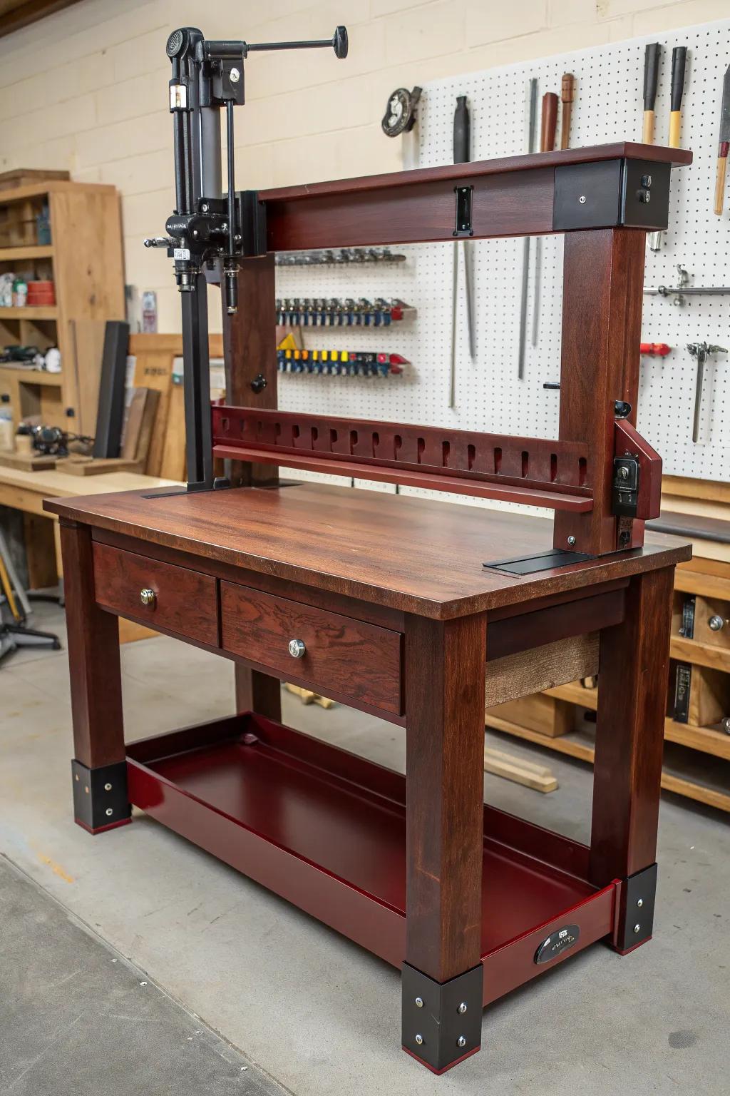 Perfect Your Craft: Enhance Your Reloading Experience with a Custom Height-Adjustable Bench.