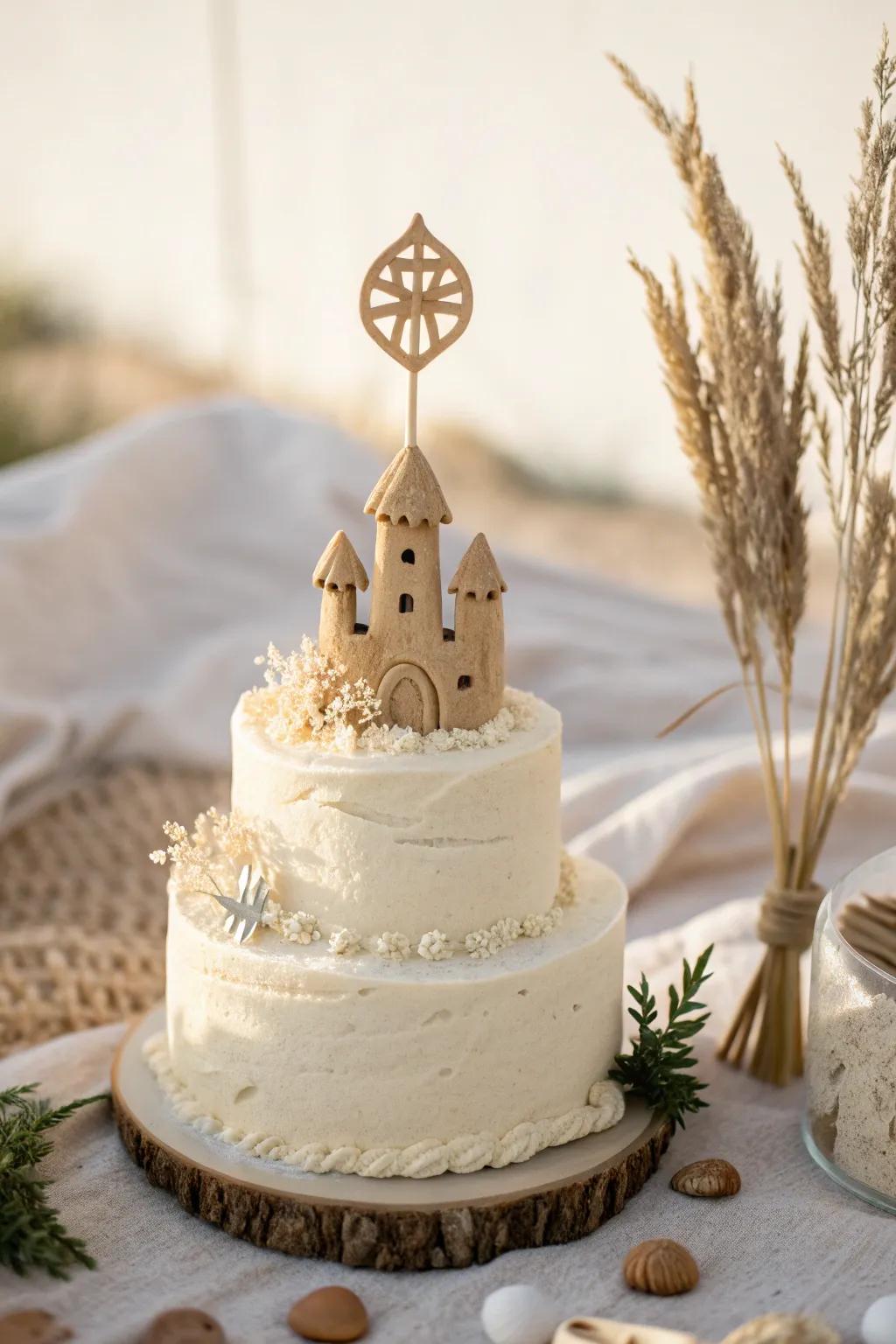 Celebrate sustainably with charming timber cake toppers—simplicity in beauty for your special moments.