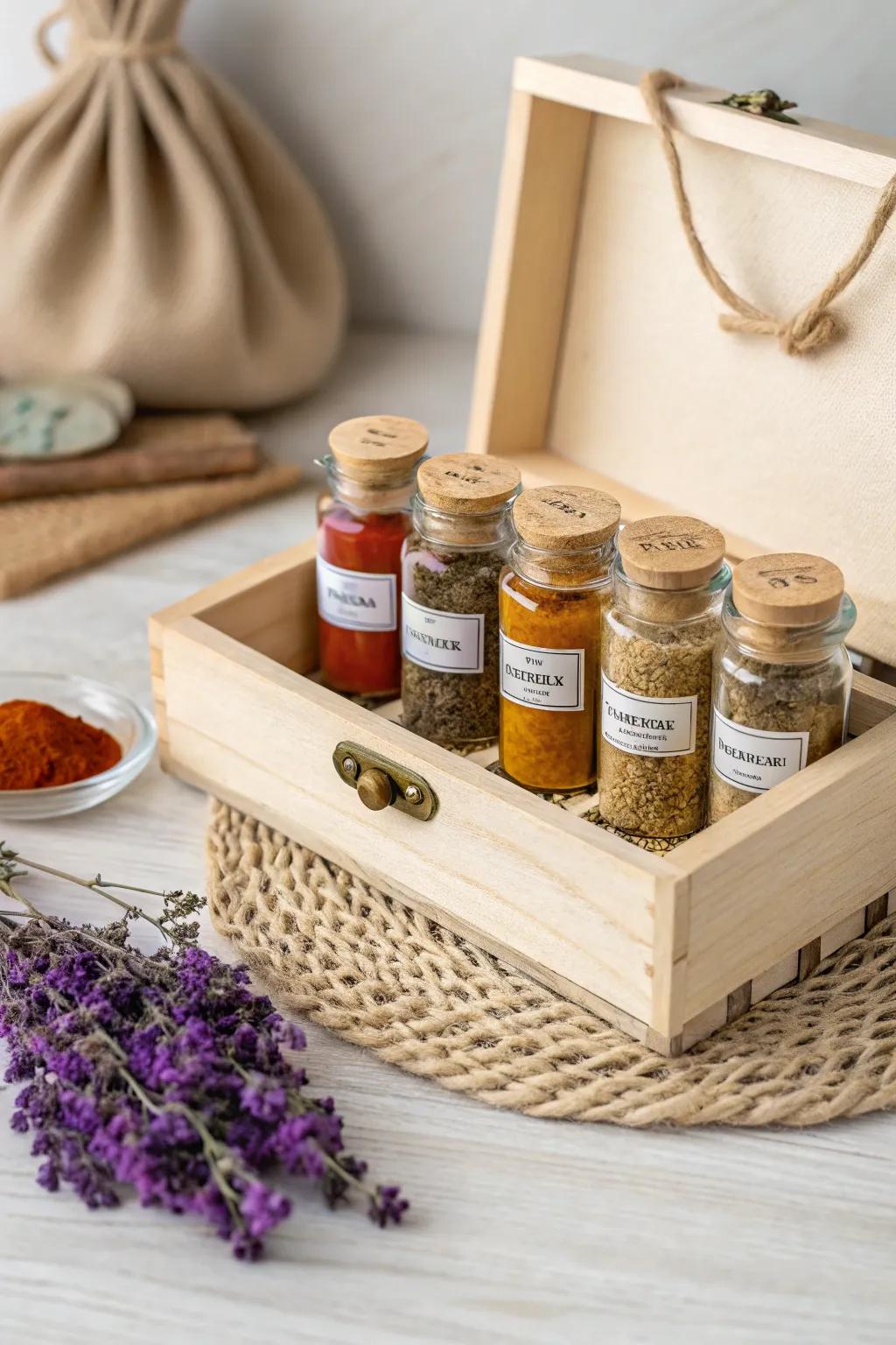 Begin a culinary voyage with this worldwide seasoning sampler, where straightforwardness connects with global charm.