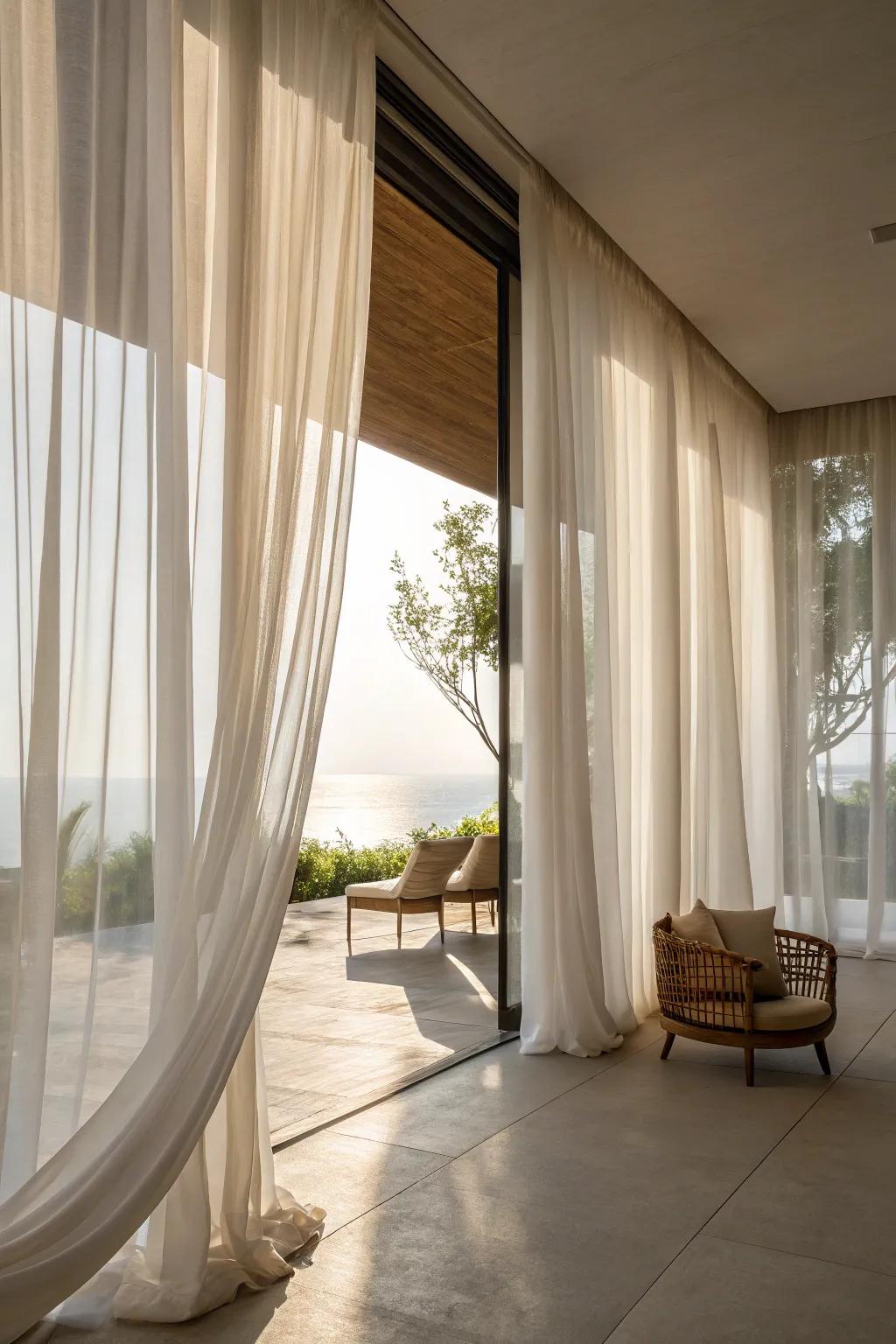 Fine cloths heighten the room's elegance.