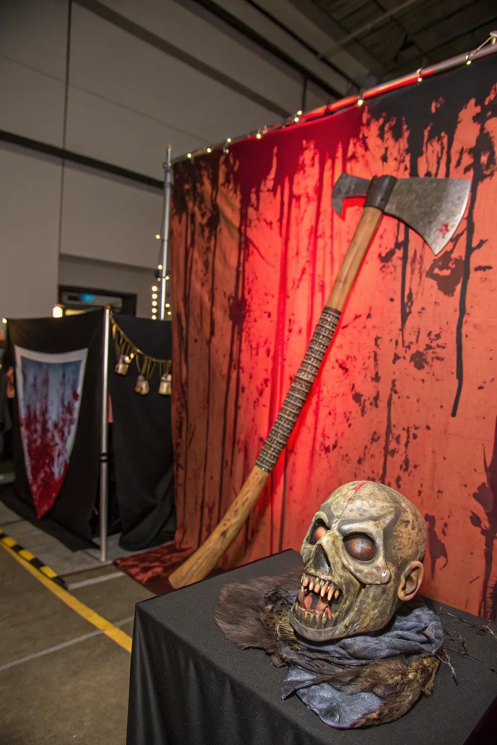 Venture into the definitive zombie experience through a self-made snapshot kiosk that revives the undead!