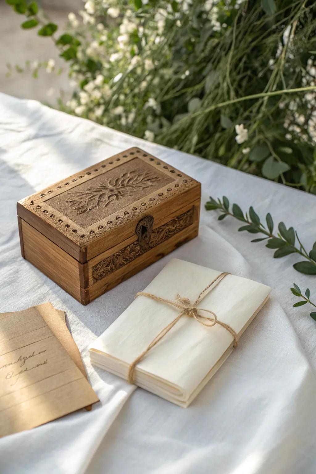 Unwrap the precedent, embrace the subsequent: A beautifully fashioned temporal capsule box awaits.