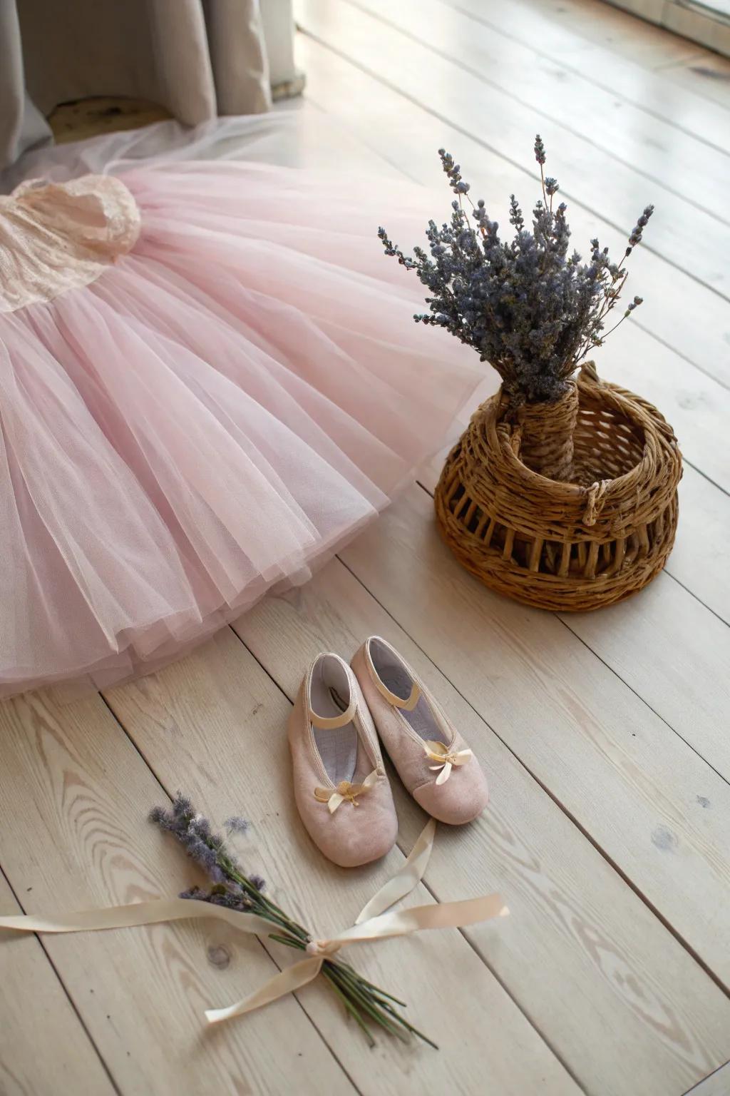 Graceful Elegance: A Little Mover's Dream Outfit