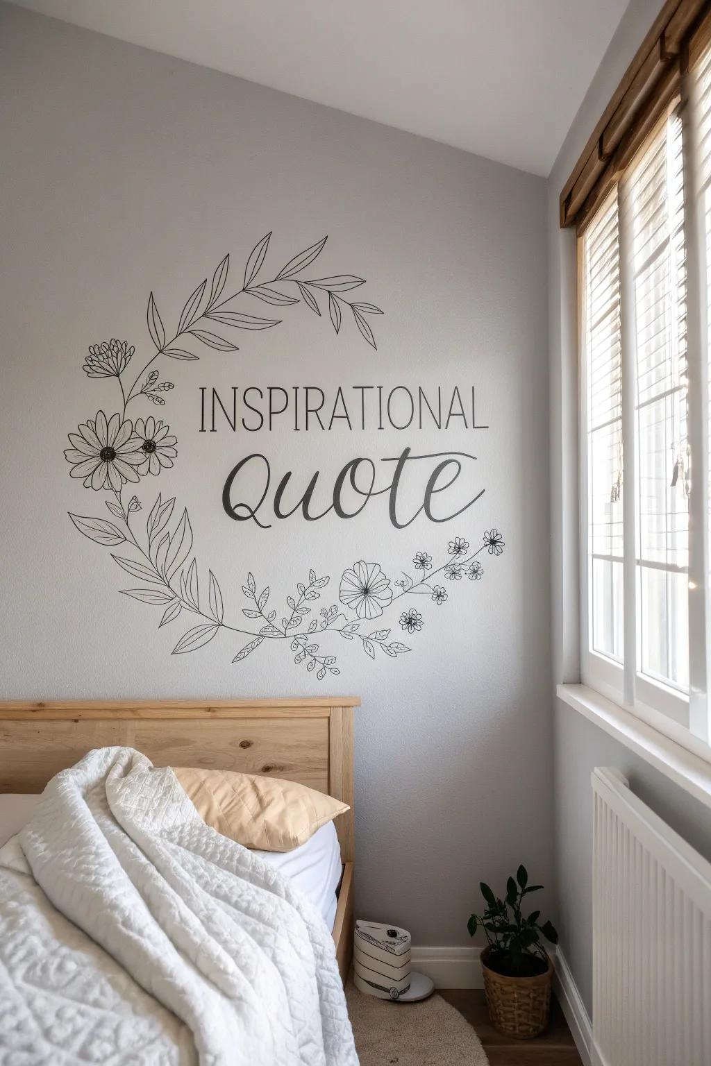 Begin your day inspired: elegant wall art that whispers positive vibes into your area.