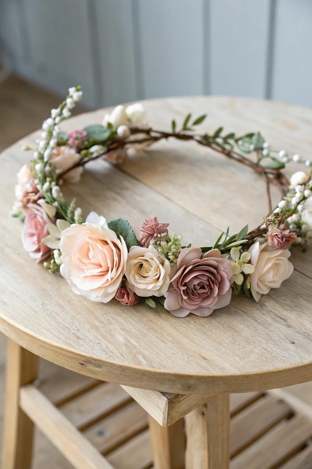 Embrace your inner blossom offspring with this charming DIY blossom garland.