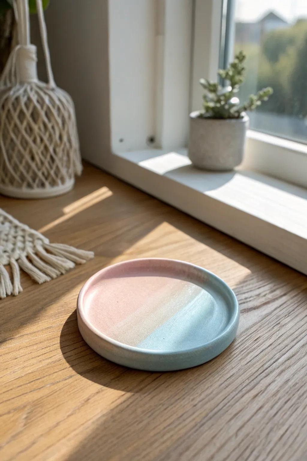 Enhance your table's presentation with a hint of gradual elegance. 🌿✨