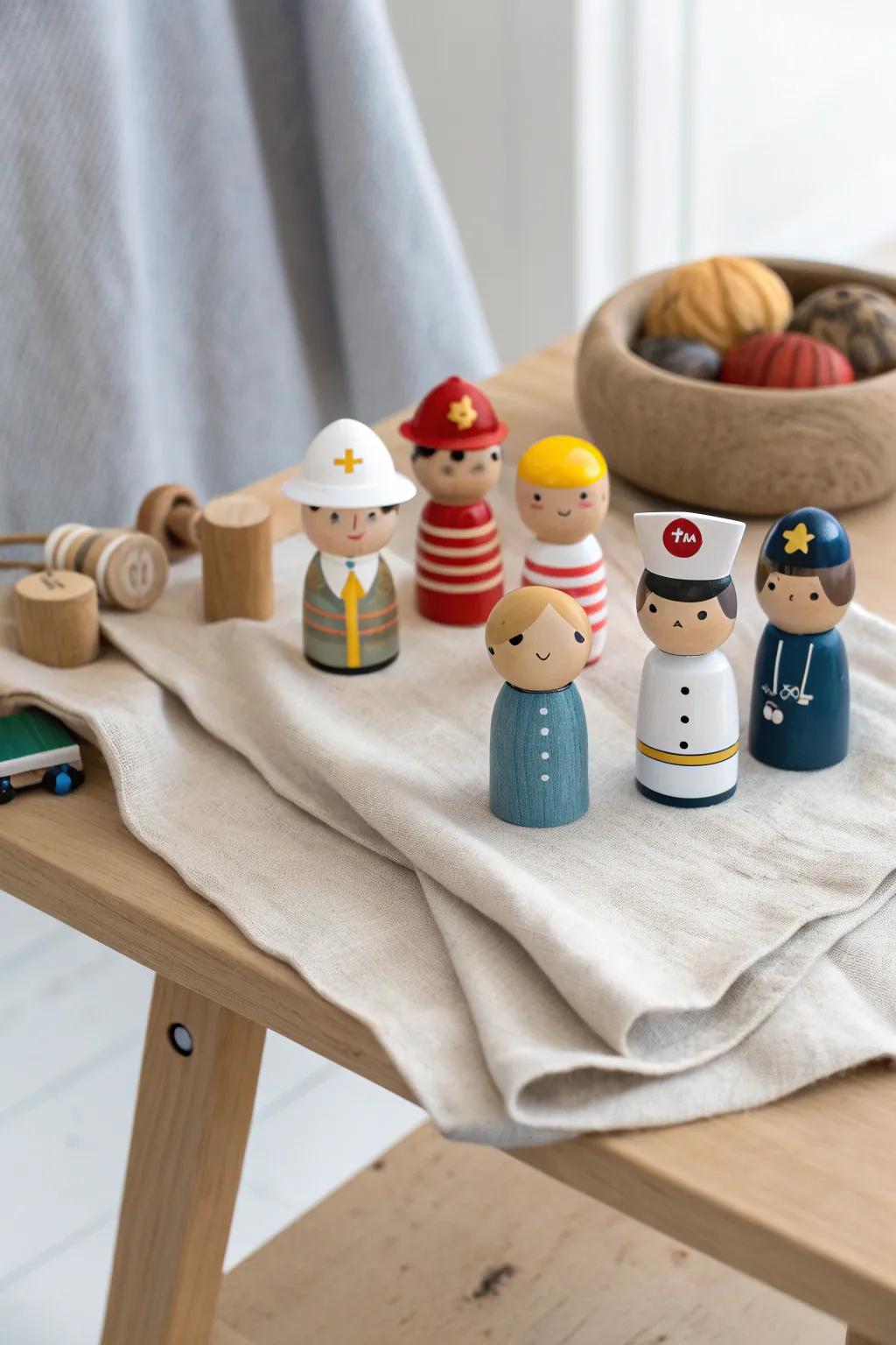 Unleash creativity using combine-and-create community helper crafts! Ideal for sparking happiness and imagination in young children.