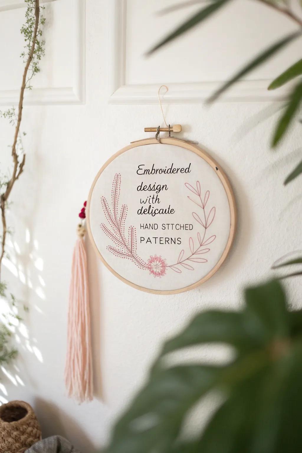 Embrace simplicity and creativity with bespoke needlework frame art that speaks to your soul.