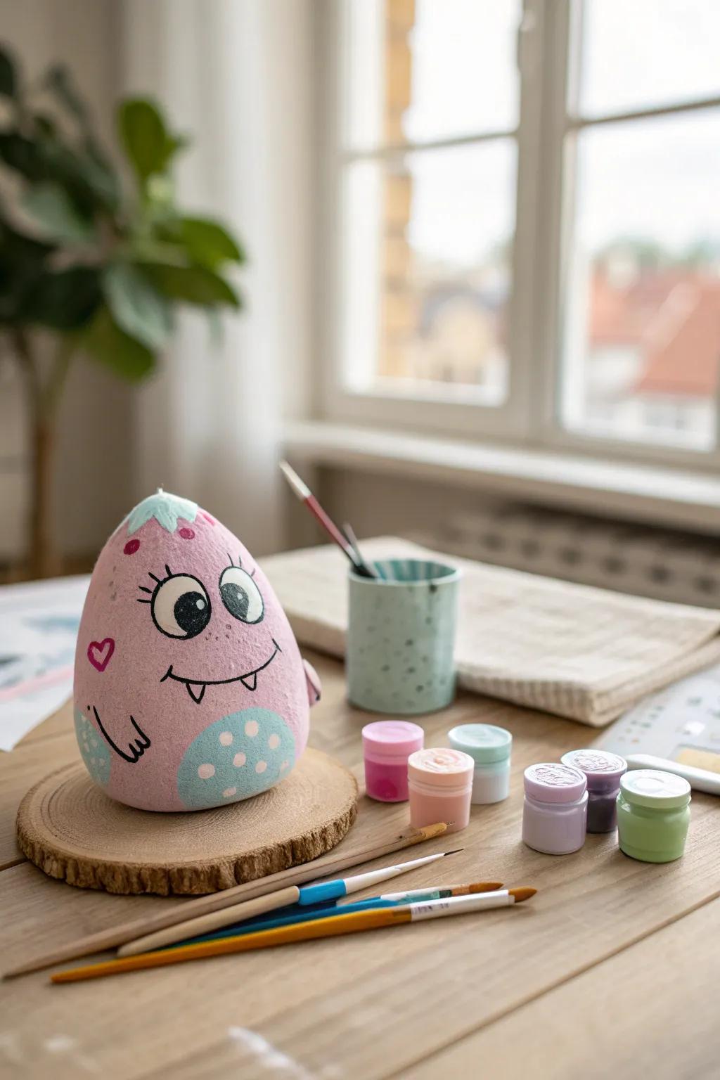 Bring your little one's ingenuity to life with these adorable painted stone creatures!